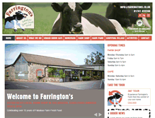 Tablet Screenshot of farringtons.co.uk